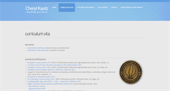 Desktop Screenshot of ckautz.org